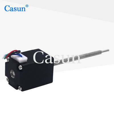 Motor paso a paso Casun Nema 8 con doble eje, 14 mN.m, alta precisión, 0.5 amperios, 2.75 V